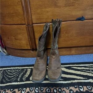 Justin Boots Brown Heeled Boots